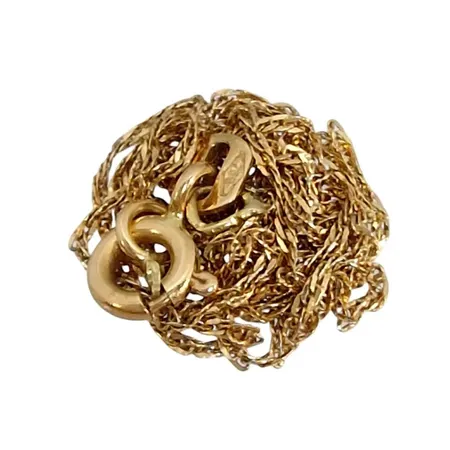 Halskedja, 18K guld, defekt Vikt: 1,1 g