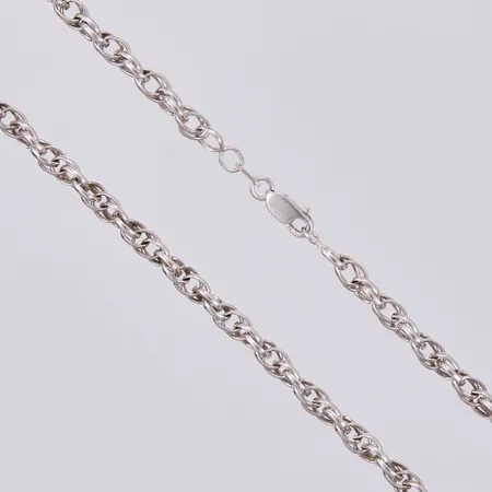 Kedja längd ca 50cm, bredd ca 4mm, 925/1000 silver Vikt: 17,9 g