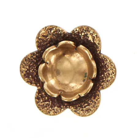 Ring i brons, signerad KE Palmberg, justerbar, bredd:3-25mm, skev skena, bruksslitage Vikt: 0 g