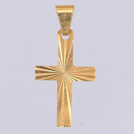 Hänge kors 18mm, 9K Vikt: 0,2 g