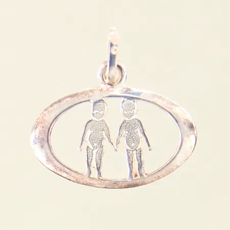 Hänge, Ø18mm, silver 830/1000 Vikt: 0,6 g