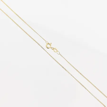 Kedja Pansar 40,5cm, bredd 0,5mm, 18K. Vikt: 1,6 g