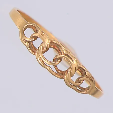 Ring Bismarck stl 18½, Guldhörnan, 18K Vikt: 0,9 g