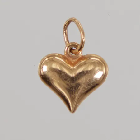 Hänge Hjärta, ca 9 x 12mm, 18K  Vikt: 0,3 g