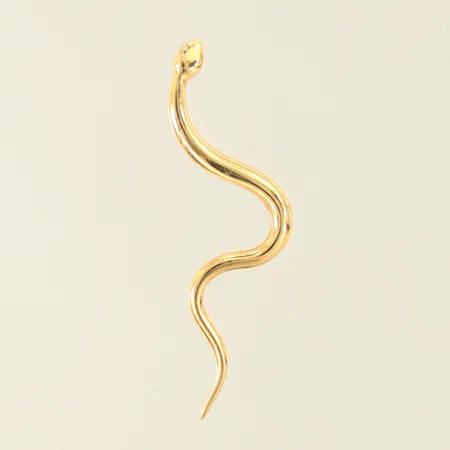 Hänge, orm, 35x2,5mm, GHA, 18K  Vikt: 1,6 g