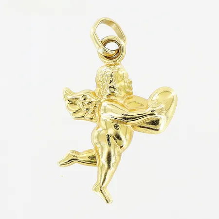 Hänge ängel, 13x22mm, 18K.  Vikt: 0,7 g