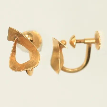 Örhängen, 11mm, bredd 8mm, 18K, 1,4g Vikt: 1,4 g