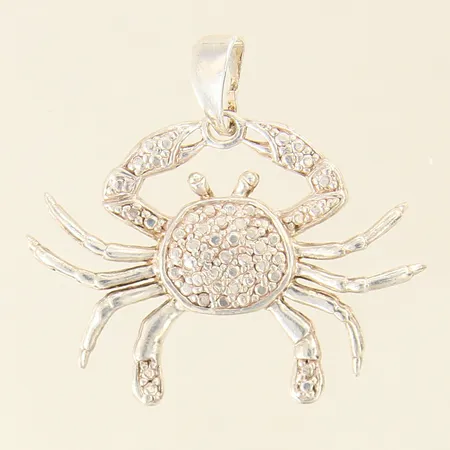 Hänge krabba, 40x42mm, silver 925/1000 Vikt: 6,3 g