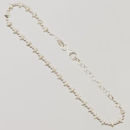 Armband, 17,5-20,5cm, bredd: 4,2mm, 925/1000 silver, 4,9g.