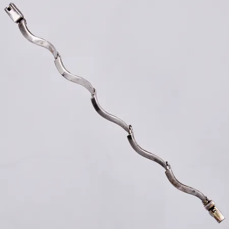 Armband, längd: ca 17,5cm, bredd: ca 4mm, GHA, 925/1000, silver Vikt: 16,4 g
