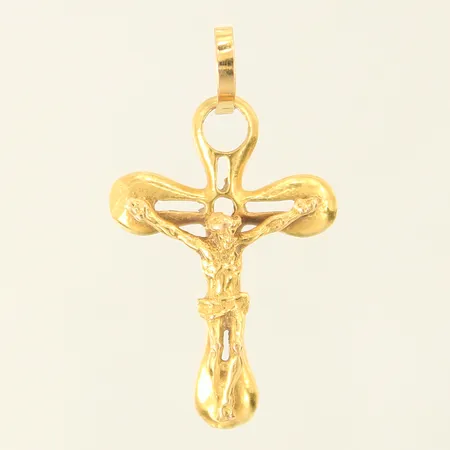 Hänge krucifix, 32x18mm, ögla i 18K, 21K Vikt: 2,5 g