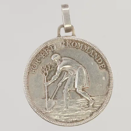Hänge, "För efterkommande", 40x30mm, 830/1000 silver, 14,0g.