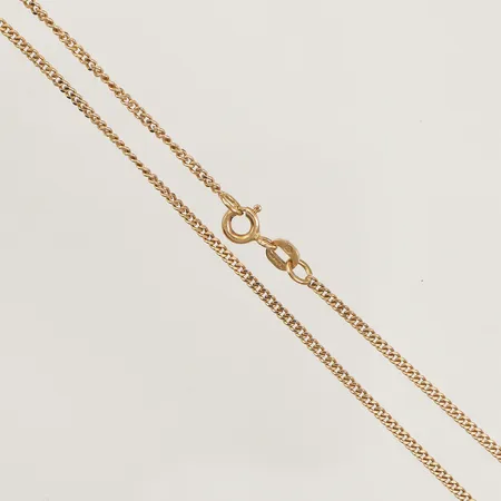 Kedja Pansar, längd 41,5cm, bredd 1,6mm, Balestra, 18K  Vikt: 3,9 g