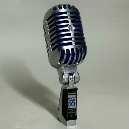Mikrofon Shure Super 55 Delux retrostil en så kallad Elvismikrofon, ej funktionstestad