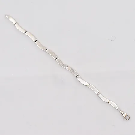 Armband, längd 19cm, bredd 4,5mm, Silver 925/1000 Vikt: 23,4 g
