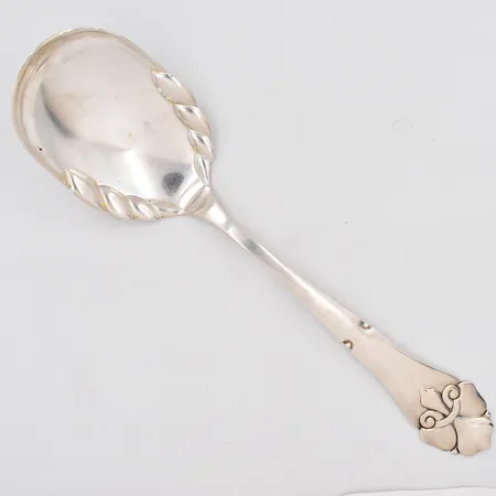 Serverings sked, längd 26cm, gravyr, Silver 830/1000 Vikt: 91,2 g