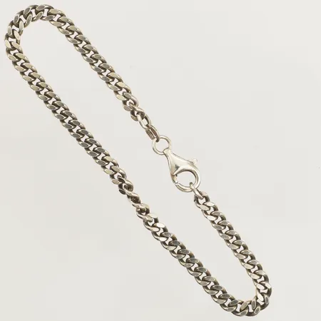 Armband Pansar, längd 20,5cm, bredd 4,2mm, GHA, 925/1000 silver  Vikt: 9,1 g