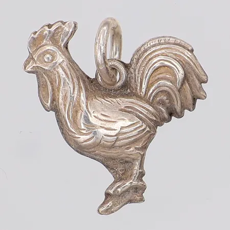 Hänge tupp 15mm, saknar stämpel, silver Vikt: 0,6 g