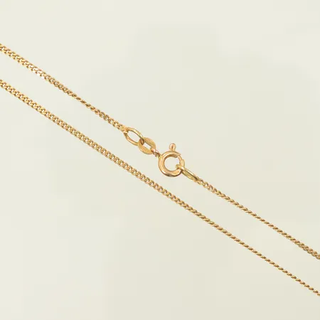 Halskedja pansar 51cm bredd 1,5mm, 14K Vikt: 3,5 g