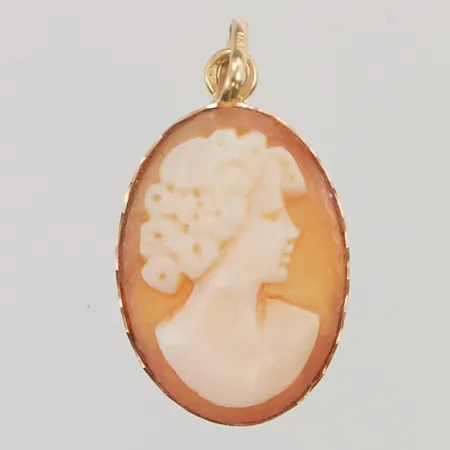 Hänge Camé, 22mm, 18K 1,3g.