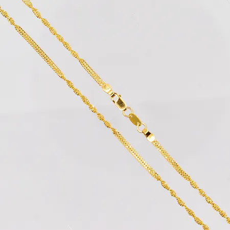 Kedja 41cm bredd 2,1mm 21K Vikt: 4,5 g