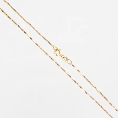 Kedja Venezia 37,5cm, bredd: 1mm, Balestra 18K  Vikt: 2,9 g