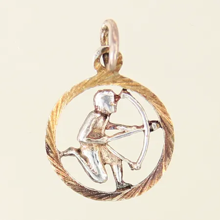 Hänge, skytten, 20x15mm, silver 925/1000 Vikt: 1 g