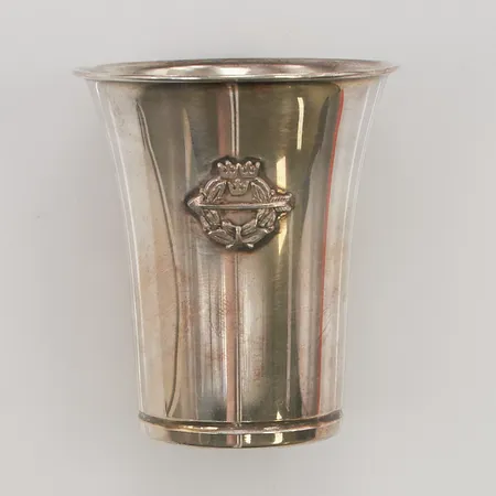Bägare, höjd: 6,5cm, 830/1000 silver, 35,2g.