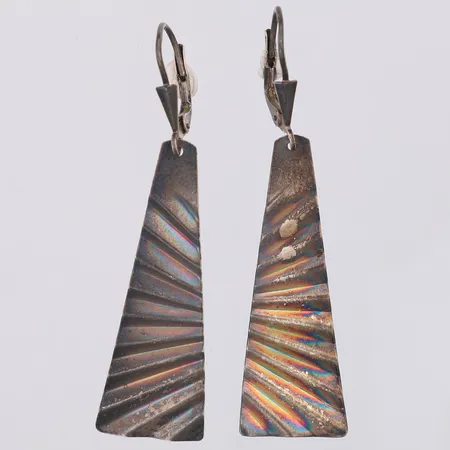 Ett par örhängen 55mm, 835/1000 silver Vikt: 2,7 g