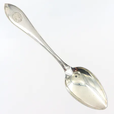 Bordssked personlig gravyr, 184mm, silver 830/1000. Vikt: 38,3 g