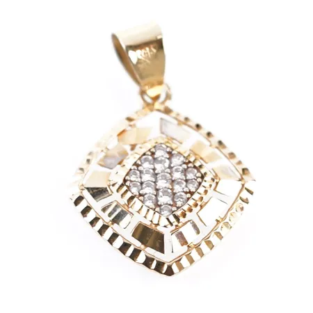 Hänge, 28mm x 18mm, 14k Vikt: 1,4 g