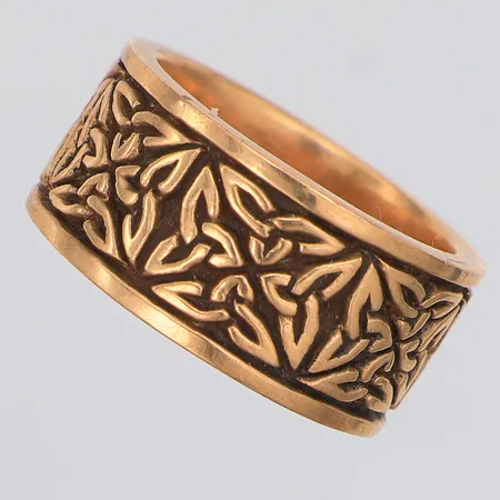 Ring med Keltiskt mönster stl 18¼, brons