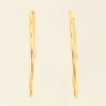 Ett par örhängen, Ø35mm, 18K  Vikt: 2,2 g