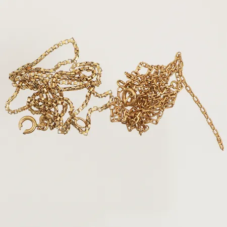 Diverse guld, defekt, 18K  Vikt: 10,4 g