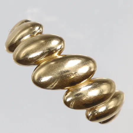 Ring stl 17½ bredd 2-9mm GHA 18K Vikt: 3,2 g