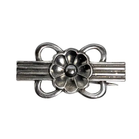 Vintage Brosch, silver 830/1000, tillverkarstämpel (M), modellnummer 133, mått 33x17 mm Vikt: 5,7 g