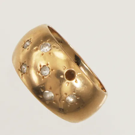 Ring, defekt, sten saknas, 18K Vikt: 5,9 g