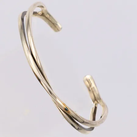 Stelt armband, Ø60m, GHA, 925/1000 silver Vikt: 17,4 g