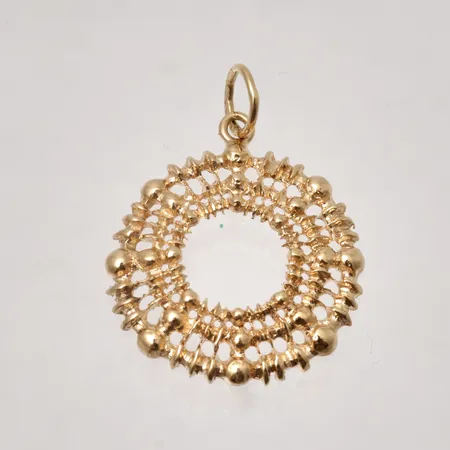Hänge mått 20,9x28,6mm, Svema Guld & Silver AB, 18K, 2,76g.
