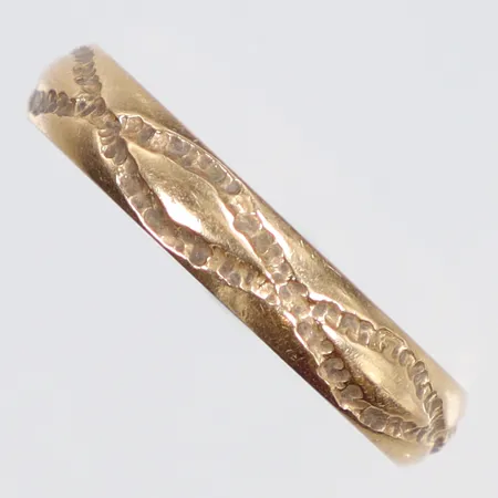 Ring gravyr 18K Vikt: 3 g