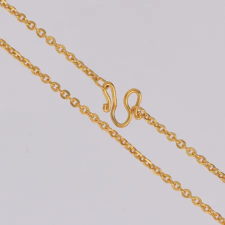 Kedja Ankar längd 43cm, bredd 2,2mm, 23K  Vikt: 7,6 g