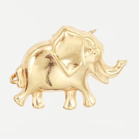 Brosch elefant 24x16mm, 18K Vikt: 1,1 g