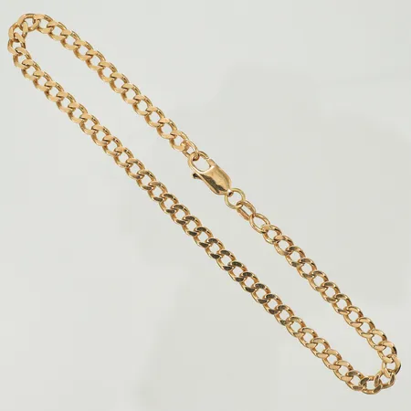 Armband pansar, 22cm, bredd 6,3mm GFAB, Guldfynd 18K  Vikt: 14,9 g