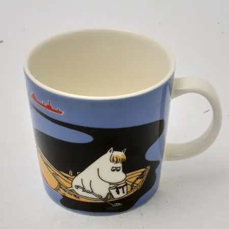 Muminmugg, Vår Kust Håll Sverige Rent II, år 2016, Arabia, Finland, porslin, höjd 8cm, Ø8cm, 30cl, märkt CR0915. Skickas med paket. Skickas med paket.