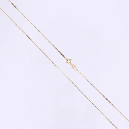 Halskedja Venezia längd 52,5cm bredd 1mm GHA 18K Vikt: 2,6 g