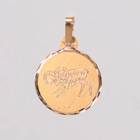 Hänge stjärntecken stenbock ca 20 x 13mm 18K Vikt: 0,6 g
