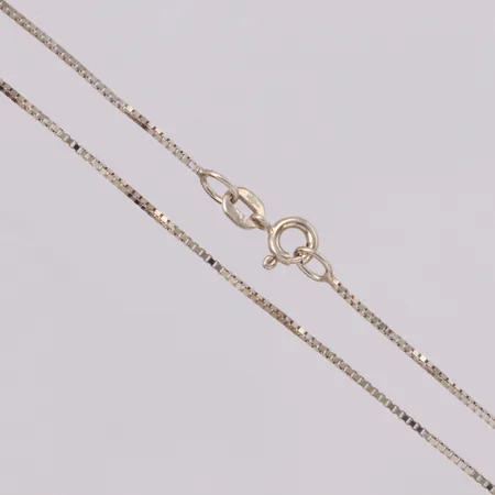 Kedja Venezia längd 39,5cm, bredd 1mm, vitguld, Balestra, 18K Vikt: 2,3 g