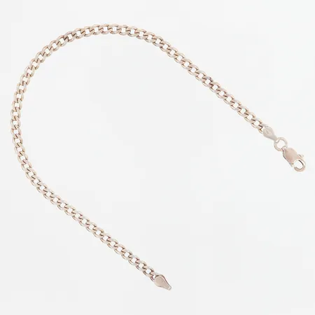 Armband pansar 22cm bredd: 4mm, silver 925/1000 Vikt: 6,5 g