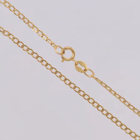 Kedja längd 41cm, bredd 1,6mm, 18K Vikt: 0,9 g