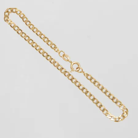Armband manglad Pansar längd 19cm, bredd 3mm, 18K Vikt: 2,4 g